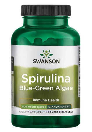 Spirulina Blue-Green Alhae 500mg - 90veg caps Луцк - изображение 1