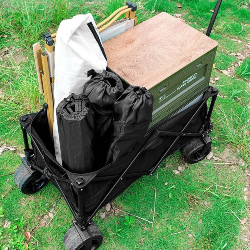 Набір візок з стільницею 78х45см складні для кемпінгу перевезення речей, багатоцільовий об'єм 90 л для походів на природу Кам'янець-Подільський - фото 9