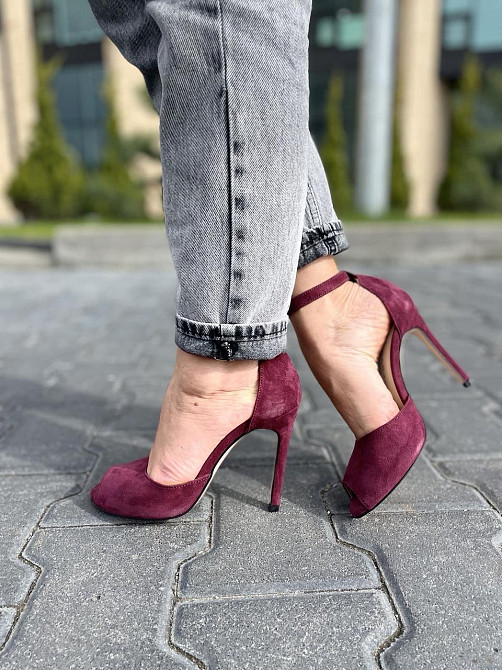 Nivelle Босоніжки жіночі NIVELLE 1794/10503-10512 бордові (літо, замша натуральна) (3675) 36-39 Коломия - фото 9