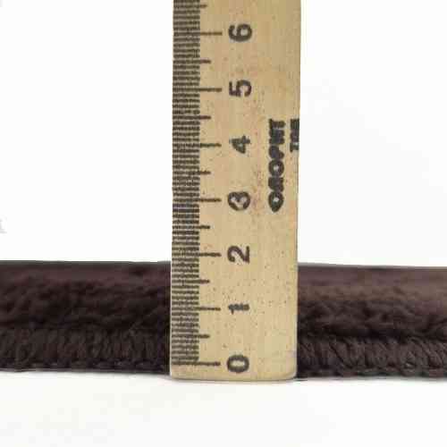 Килимок для ванних кімнат поліпропіленовий TM DarianA Standard u-cut 60*50 шоколадний геометрія Житомир