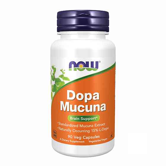 Мукуна жгуча NOW Dopa Mucuna 90vcaps Київ