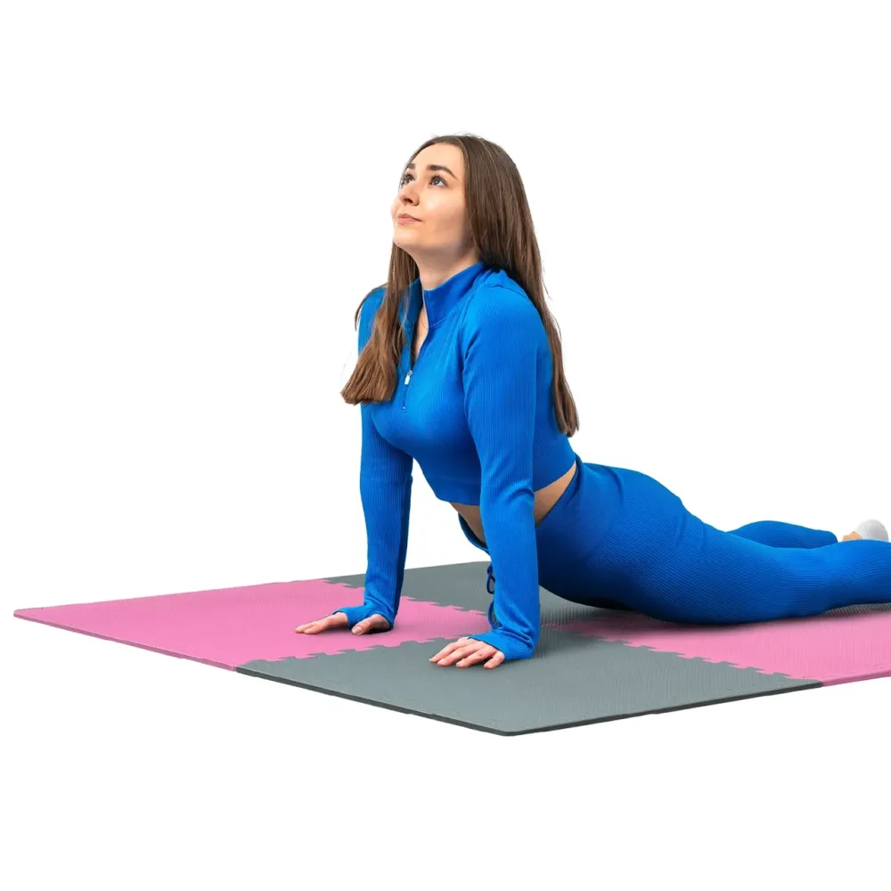 Килимок-пазл THUNDER PZ-02 60 х 60 рожево-сірий Київ - фото 6