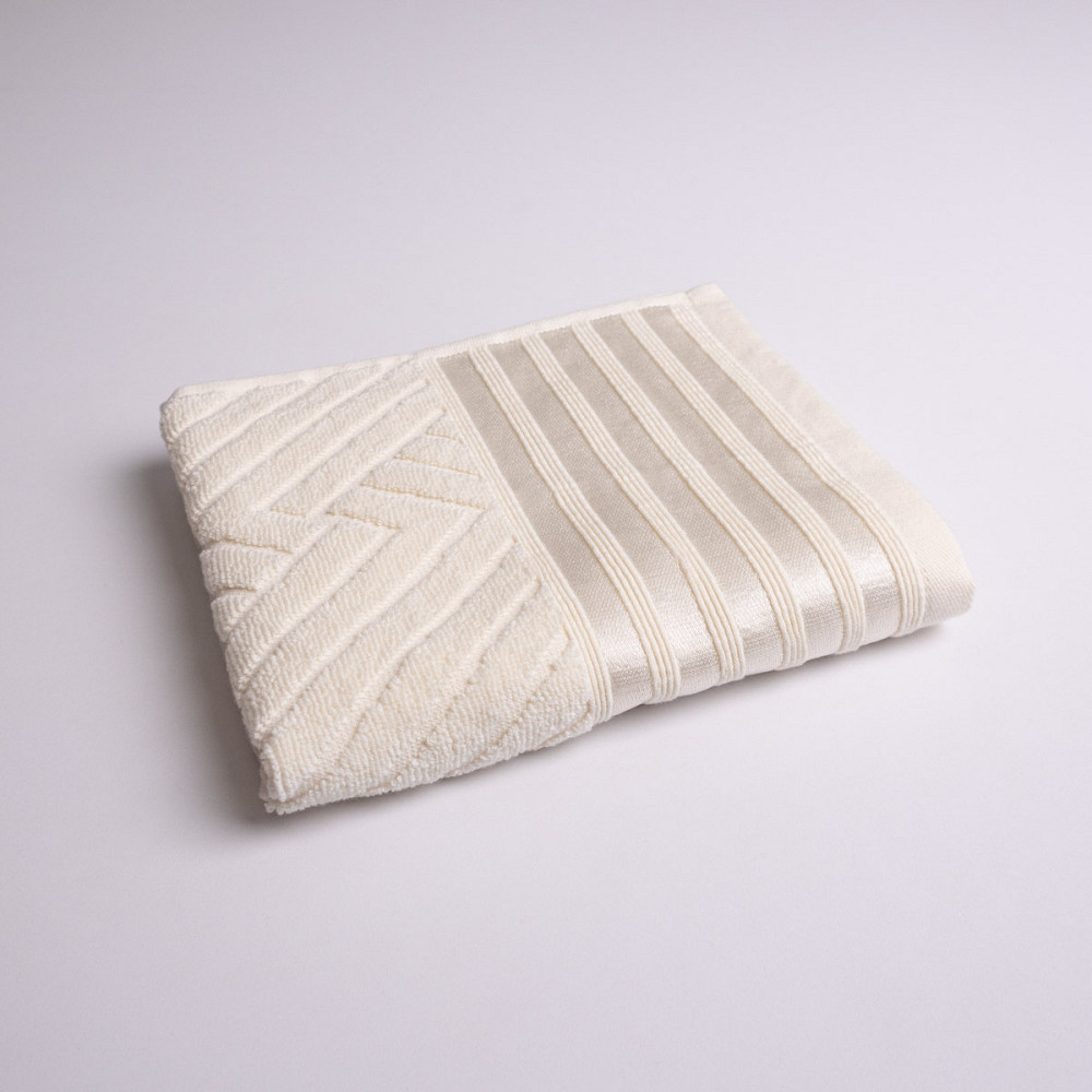 Набор махровых полотенец SOFT 3шт GM Textile 40х70см, 50х90см, 70х140см 500г/м2 (Ванильный) Сумы - изображение 9