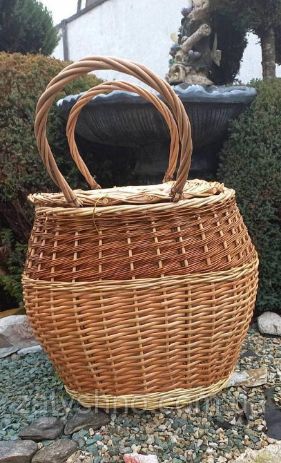 Корзина высокая плетеная для белья Киев - изображение 5