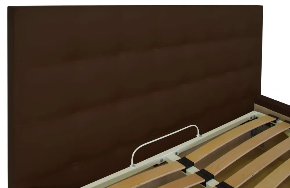 Ліжко Двоспальне Chester Comfort 180 х 200 см Fly 2231 A1 З підйомним механізмом та нішою для білизни Темно-коричневий Київ - фото 3