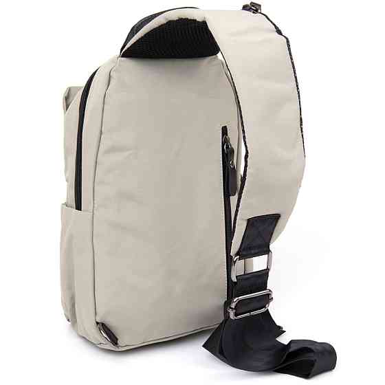 Сумка через плечо нейлон Vintage 20631 Светло-серая Киев