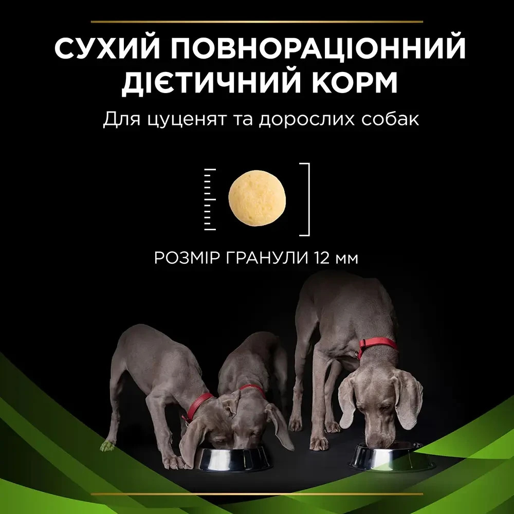 Сухий дієтичний корм PRO PLAN VETERINARY DIETS HA Hypoallergenic для дорослих собак та цуценят для зниження ознак інгредієнтної та нутрієнтної неперен Київ - фото 2
