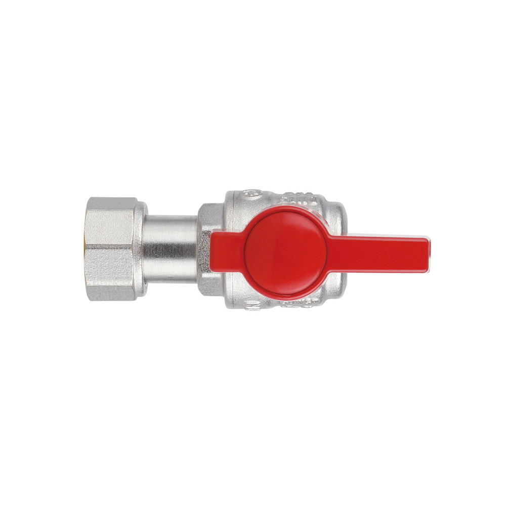 Кран кульовий Thermo Alliance Standart 1/2" ВН кутовий, PN40, з накидною гайкою TAS224W15 Київ - фото 7