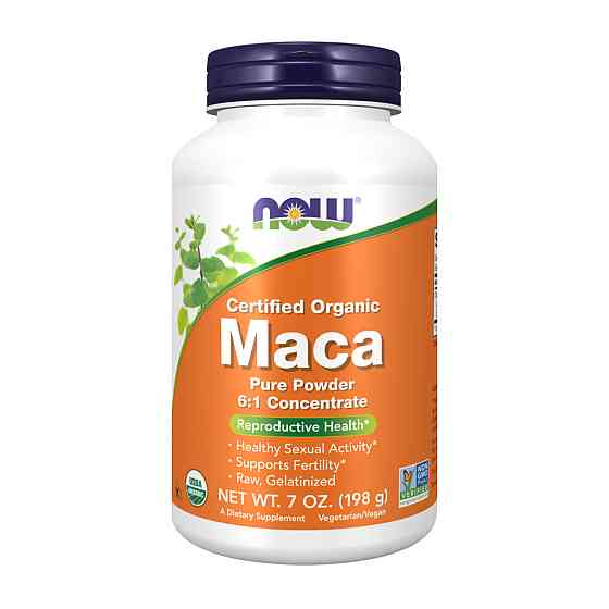 Екстракт мака в порошці NOW Maca Pure Powder 6:1 Concentrate 198g Київ