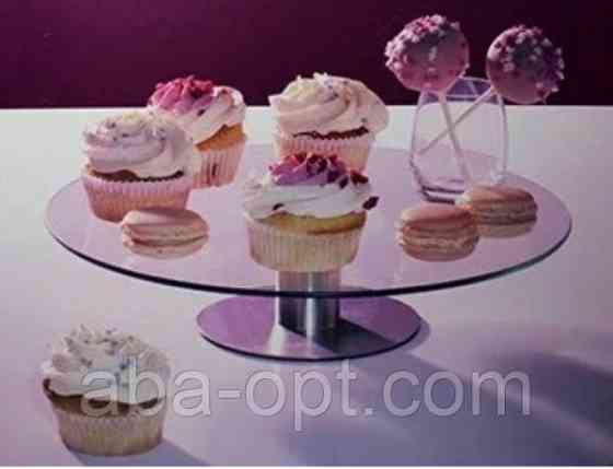 Підставка під торт скляна КристалØ 30 см (шт) Одеса