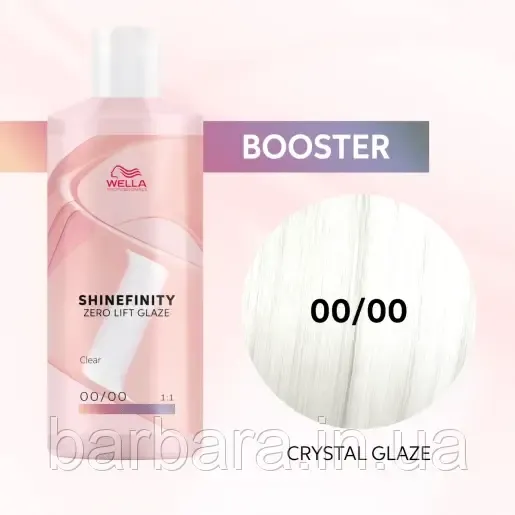 00/00 Фарба для волосся Wella Shinefinity  Прозрорий Бустер 500 мл Київ