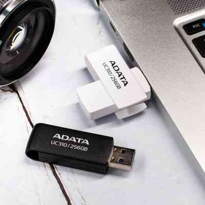 USB флеш накопитель ADATA 256GB UC310 Black USB 3.0 (UC310-256G-RBK) Винница