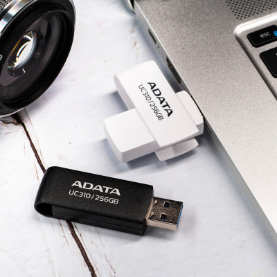 USB флеш накопитель ADATA 256GB UC310 Black USB 3.0 (UC310-256G-RBK) Винница - изображение 3