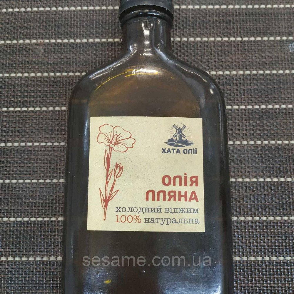 Масло Льняное холодного отжима 100% натуральное 200 мл (Украина) Харьков - изображение 3