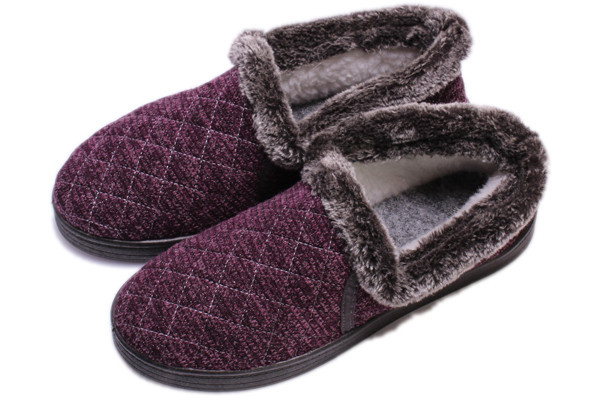 Тапочки женские с задником на овчине Бабуши теплые домашние бурки с овчиной Чуни для дома 38/39 Одесса - изображение 3