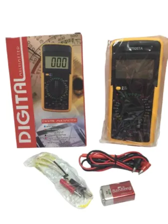 Мультиметр DT 9207A с щупами для измерения силы тока, напряжения,температур,сопротивления, емкости Киев - изображение 1