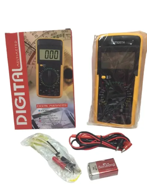 Мультиметр DT 9207A   с щупами для измерения силы тока, напряжения,температур,сопротивления, емкости Одесса - изображение 1
