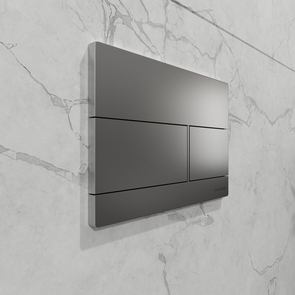 KVADRO M панель змиву polished aluminum Київ - фото 2