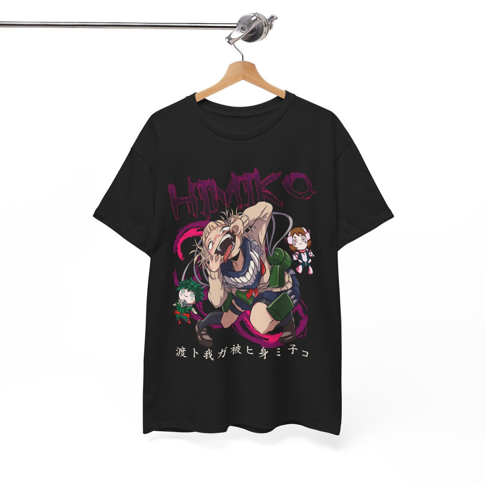 Футболка з аніме принтом Моя геройська академія оверсайз (S/M/L) Чорний AnimeJ0336 Дніпро - фото 6