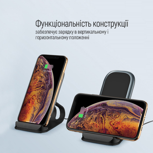 Зарядний пристрій бездротовий універсальний блакитний CW-CHW30Q-BL ColorWay Житомир - фото 6