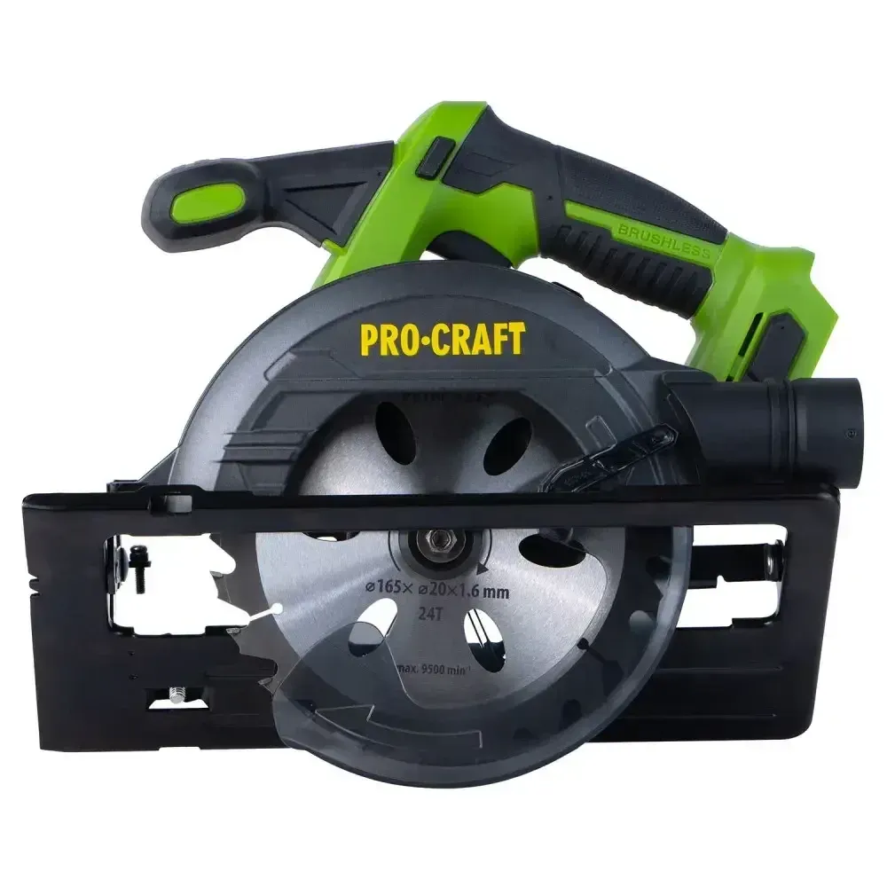 Акумуляторна циркулярна пила Procraft  165 мм,безщіткова дискова пила 5200 об/хв без АКБ та ЗП Львів - фото 9