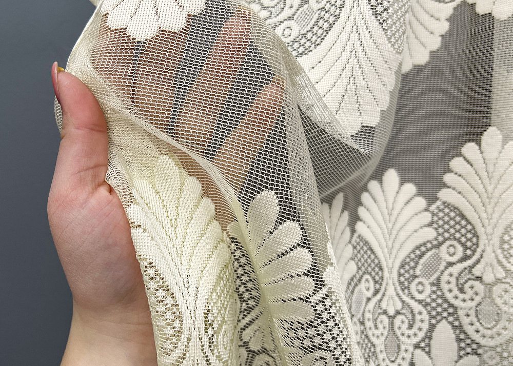 Кухонна арка VR-Textil № 000к жакард бежевий 300х185 см (51-257) Київ - фото 3