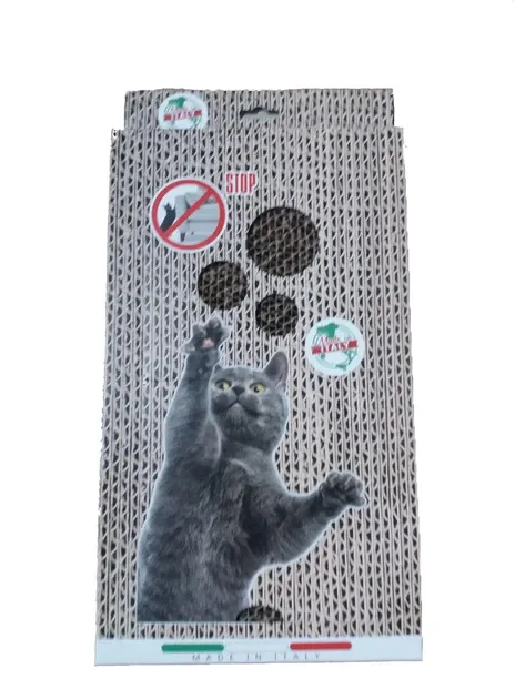 Дряпка з картону для котів Graffietto 40х21х2.5 см Київ - фото 1