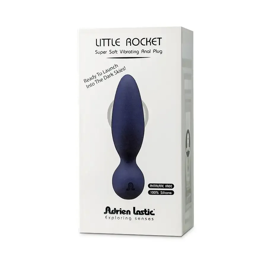 Анальна вібропробка Adrien Lastic Little Rocket макс. діаметр 3,5 см, soft-touch Львів - фото 5