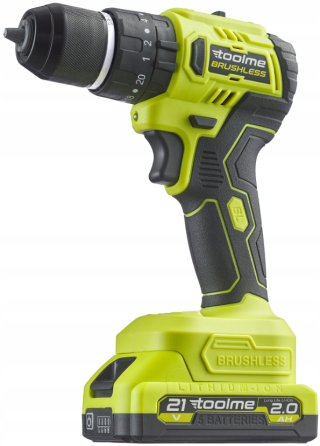Дриль-шуруповерт ударний безщітковий 50Нм Toolme (Польща) Київ