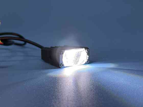 Фара рабочего света LED однорядная 40 мм SPOT — 2 диода с линзой (Белый + Желтый свет), четкая СТГ Харьков