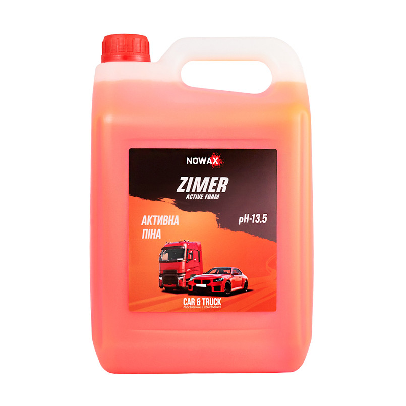 Активная пена Nowax Zimer Active Foam концентрат для бесконтактной мойки 5л Львов - изображение 1