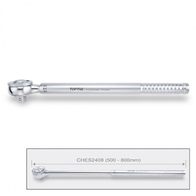 Тріскачка Toptul телескопічна 3/4&quot; 500-800 мм (CHES2408) Вінниця - фото 2