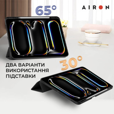 Чехол для планшета AirOn Premium SOFT iPad Pro 13 2024 + Film Black (4822352781129) Винница - изображение 9