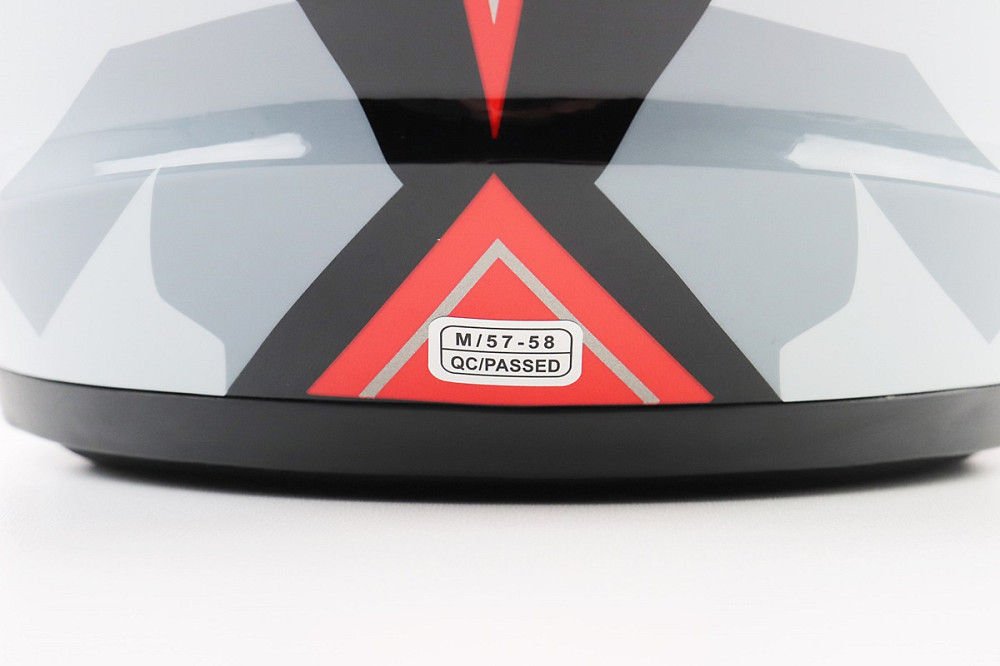 Шолом модуляр, закритий з відкидним підборіддям+відкидні окуляри BLD-159 М (57-58см), ЧОРНО-ЧЕРВОНИЙ Киев - изображение 8