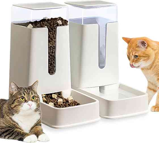 Автоматична годівниця та диспенсер для води для домашніх тварин Луцьк