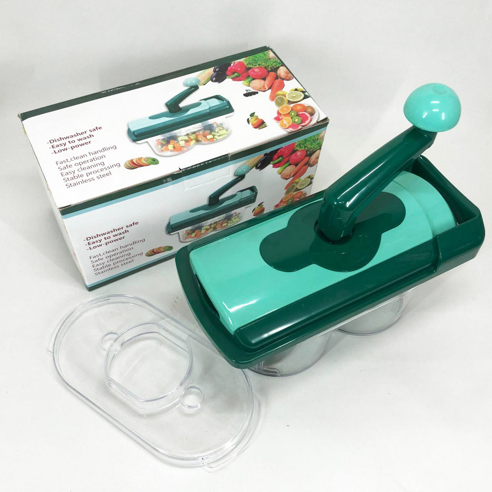 Різальниця для овочів Nicer Dicer Twist, Овочерізка для дачі, Ручний MB-974 подрібнювач продуктів Київ - фото 4
