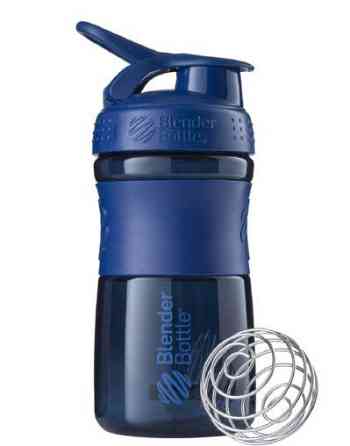 Шейкер спортивний (пляшка) BlenderBottle SportMixer Flip 20oz/590ml Navy Каменское