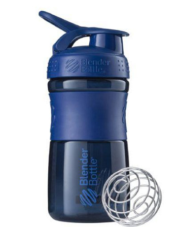 Шейкер спортивний (пляшка) BlenderBottle SportMixer Flip 20oz/590ml Navy Кам'янське - фото 1