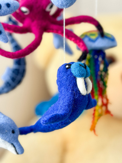 Дитячий мобіль на ліжечко «Підводний світ» Київ - фото 5