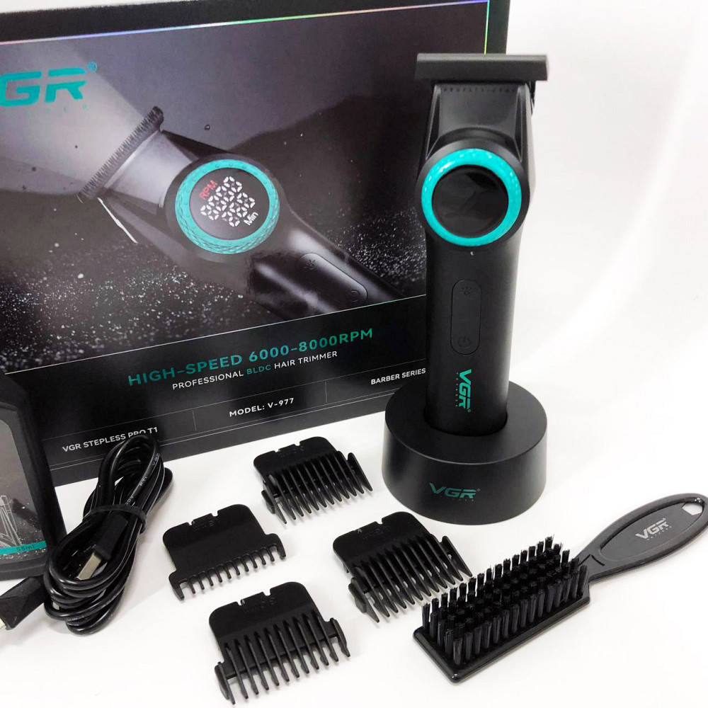 Професійна машинка для стрижки волосся голови VGR, Багатофункціональна акумуляторна машинка для стрижки UJ-39 Львів - фото 2