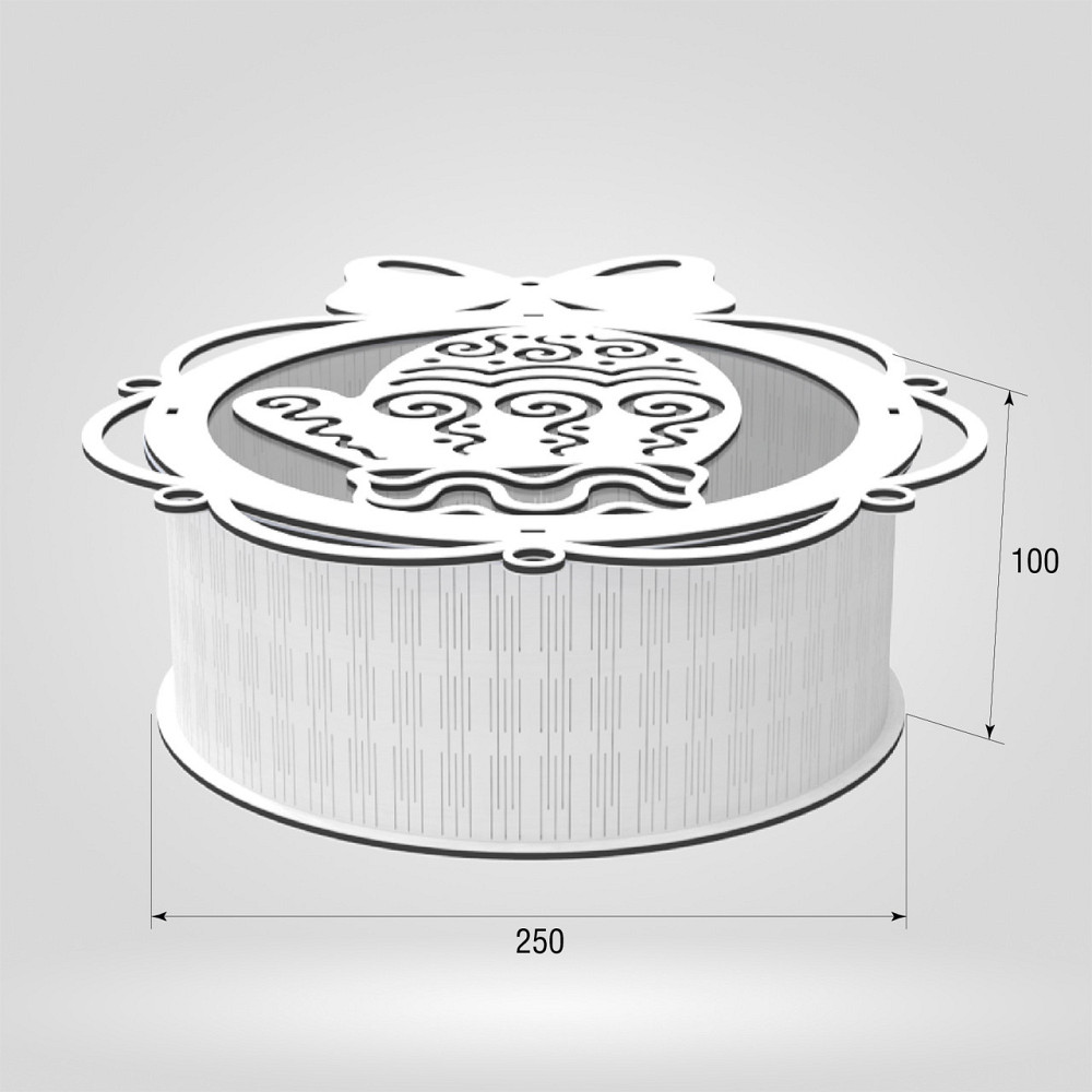 Подарункова коробка EKOSTAR d250 h100 Київ - фото 3