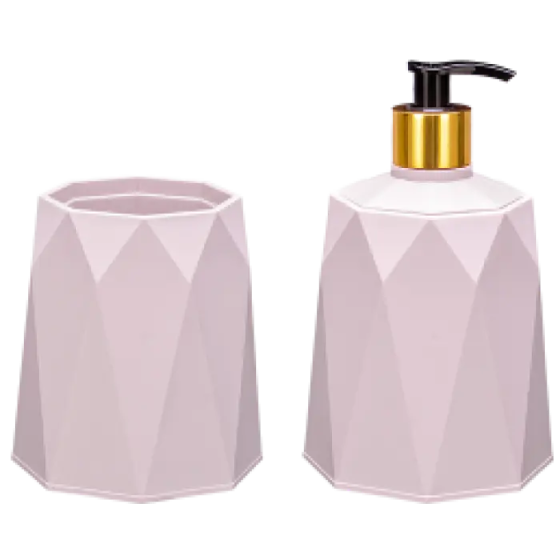 Набір аксесуарів для ванної кімнати Гео (2 предмети) (в асортименті) Харків