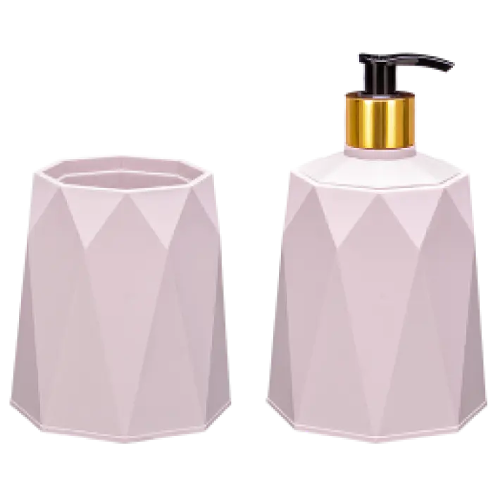 Набір аксесуарів для ванної кімнати Гео (2 предмети) (в асортименті) Харків - фото 2