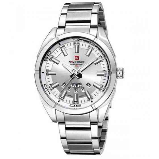 Годинник чоловічий наручний Naviforce Rocket (Сріблястий) Вінниця