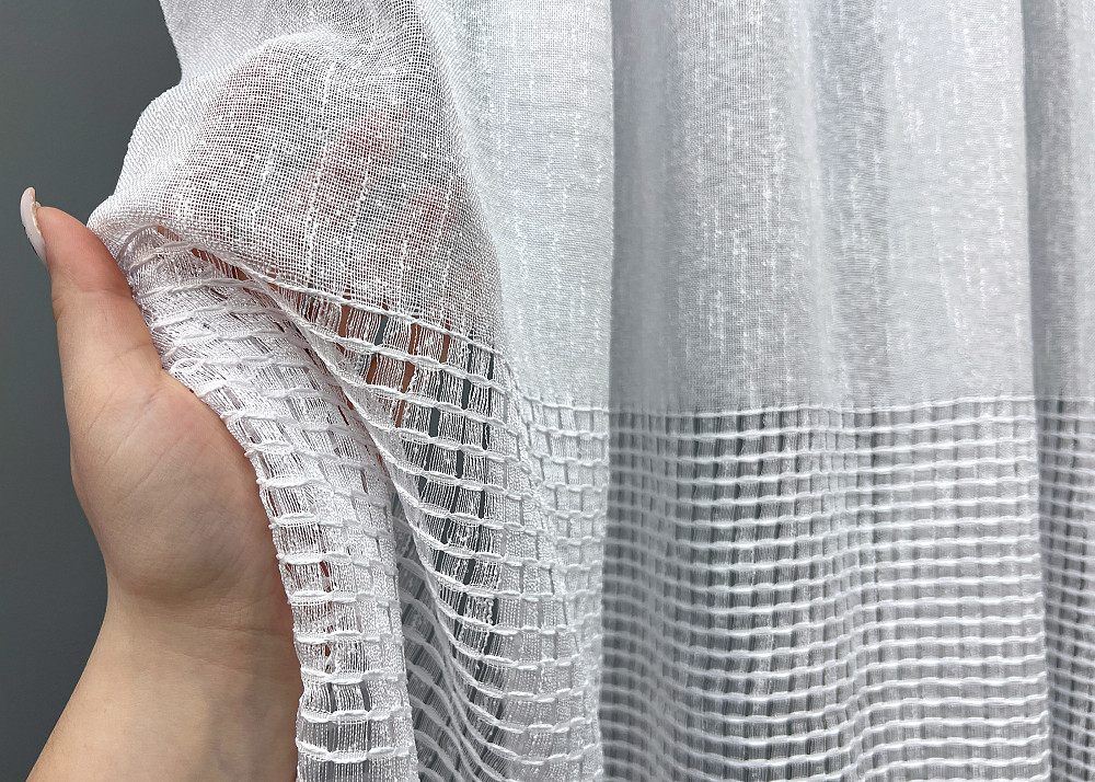 Тюль VR-Textil 2023т Жакард Білий 400х270 см (42-1094) Київ - фото 6