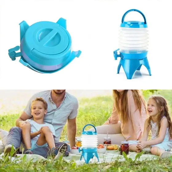 Открытый складной диспенсер для напитков пластиковый портативный для пикников на открытом воздухе Коломия