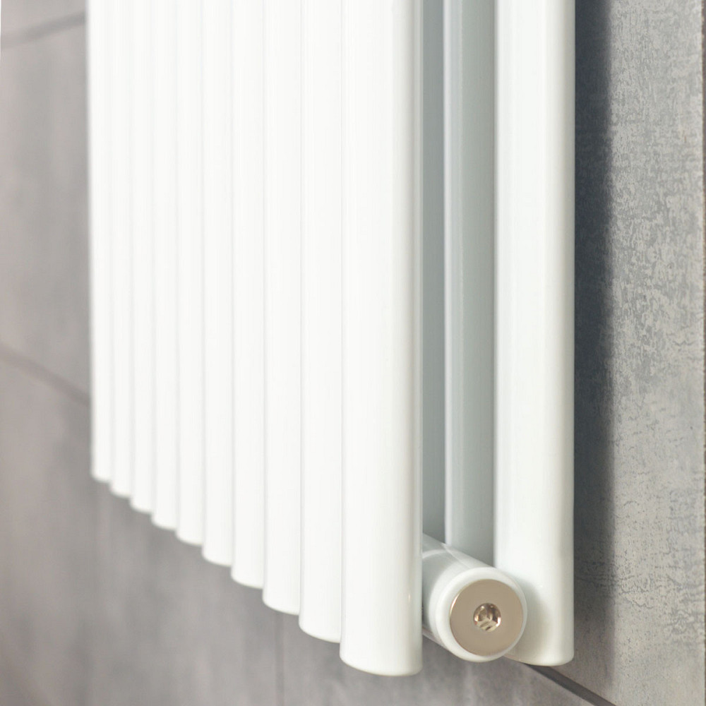 Вертикальний радіатор Ellipse Double 600х1800-10 (50 мм), anticor, білий Київ - фото 5