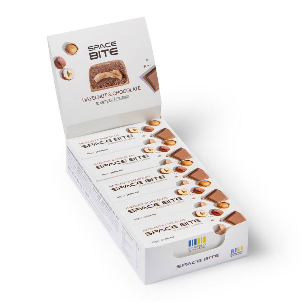 Space Bite - 10x45g Hazelnut Chocolate Киев - изображение 1