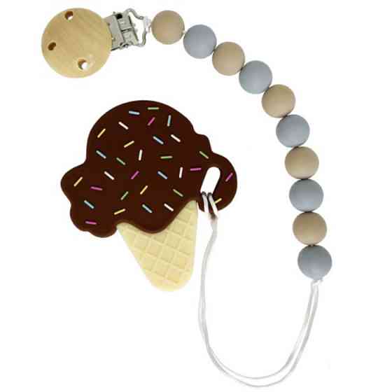 Силіконовий прорізувач "Морозиво" MGZ-0507(Brown) Вінниця