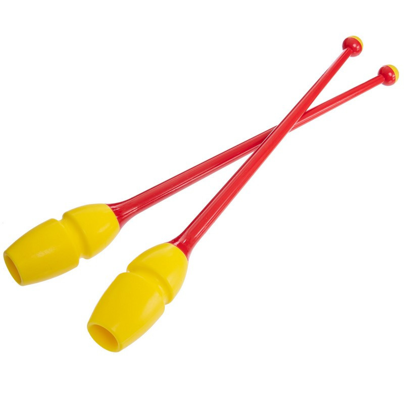 Булави для художньої гімнастики 0963 45см Вишнёвое - изображение 7